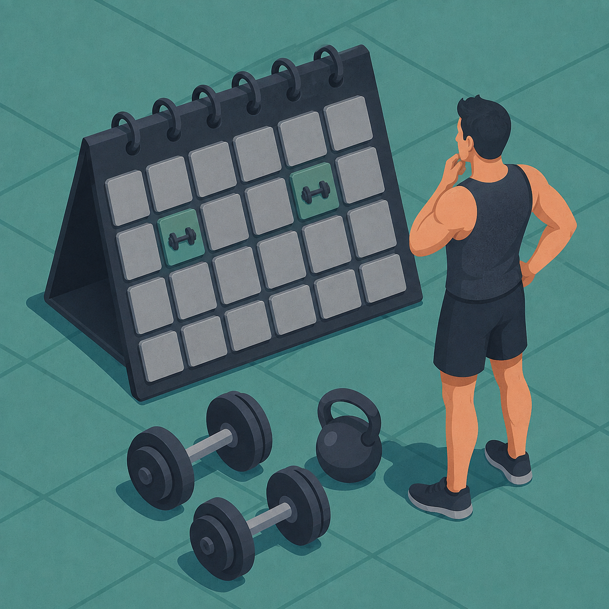Rutina de entrenamiento con menos días