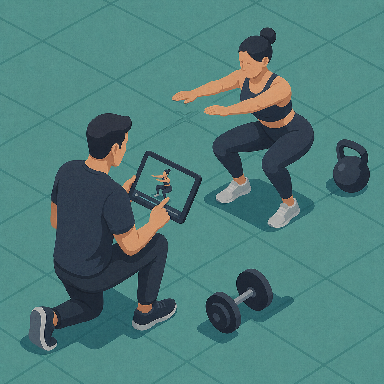 Feedback técnico de un entrenador online