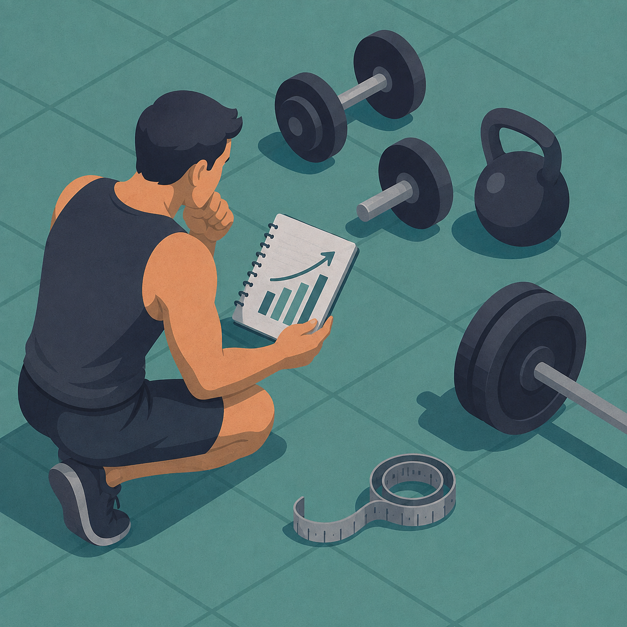 Seguimiento de una rutina de gimnasio